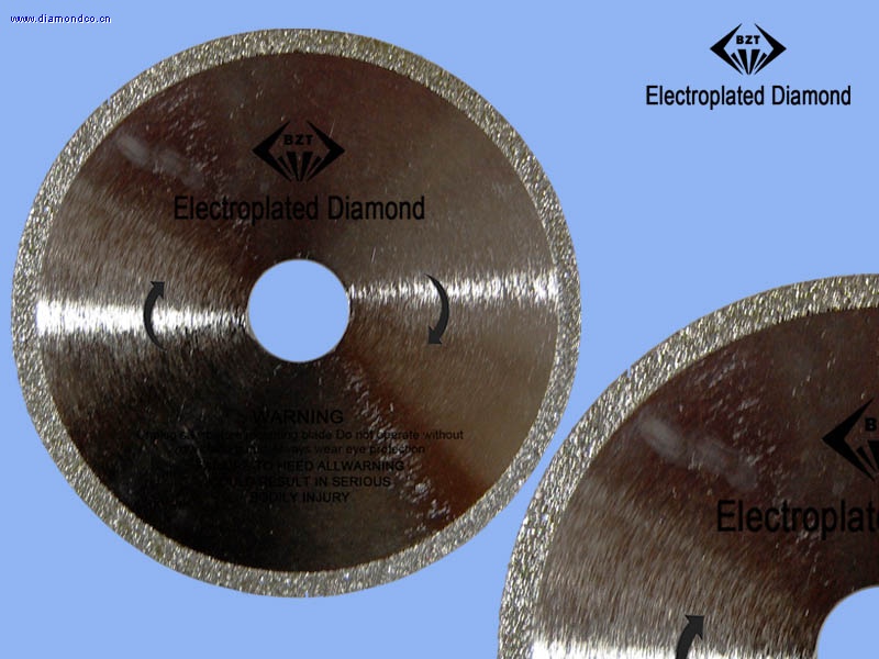 ELECTROPLATED CUTTING BLADE
